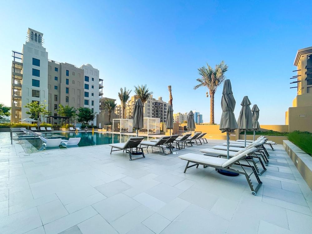 ميزون بريفيه - شقة حصرية فاخرة 3 غرف نوم بإطلالات خلابة على برج العرب - Pool