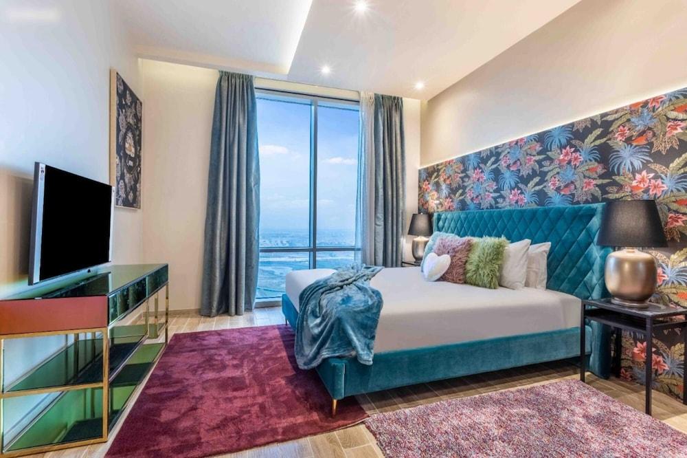 شقة فاخرة بغرفتي نوم مع إطلالة على قناة دبي المائية - Room